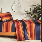 Pendleton Flat/fitted King Size Sheet Set Grand Canyon Flannel Stripe Southwest. Fixed Price $78.88.