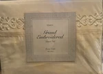 Grand Embroidered Queen Sheet Set 4 Piece, 100% Polyester Microfiber New. Fixed Price $29.95.