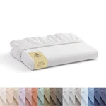100% Cotton Percale Fitted Sheet King Size White Deep Pocket C.... Fixed Price $44.81.