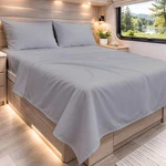Rv Sheets 100% Egyptian Cotton - Short Queen 60 X 74 4PC For Campers 40. Fixed Price $79.59.