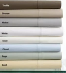 Hudson Park 600TC Cotton Sateen Solid Queen Flat Sheet $150 Nickel. Fixed Price $49.00.