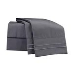 Supreme 1500 Collection 3PC Bed Sheet Set- Twin (single) Size, Charcoal. Fixed Price $40.31.