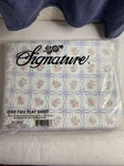 Signature One For Flat Sheet 80 X 96. Fixed Price $18.00.