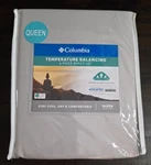 New Columbia Temperature Balancing 6 Piece Queen Sheet Set With Omni-wick Gray. Fixed Price $60.00.