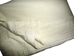 Elite Home Ivory Embroidered Lattice Lace Sateen (1) Queen Flat Sheet 86 X 100. Fixed Price $31.20.