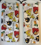 Set Of 2 Angry Birds Red, Chuck, Hal, Matilda & Bomb - Twin Flat Sheets. Fixed Price $25.00.