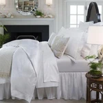 Sferra Giza 45 Medallion Twin Jacquard Bottom Fitted Sheet Italy - New!. Fixed Price $625.00.