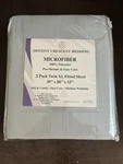 New 2 Pk Destiny Crescent Microfiber Fitted Sheets Twin Xl-split King Grey Gray. Fixed Price $11.99.