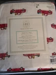Modern Southern Home Microfiber Queen Sheet Set Red Truck With Dog Print New. Fixed Price $35.00.