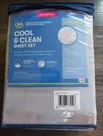 Serta & Fresh Cooling Sheet Set Full Light Gray 4 Piece Brand New. Fixed Price $35.00.
