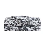 Johnson Betsey's Toile Microfiber Black 4 Piece Sheet Set-full. Fixed Price $34.99.