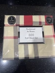 Tradtional At Home Full Size Printed Sheet Set 100% Cotton. Fixed Price $21.99.