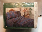Vintage New Queen Britannica Flannel Sheets Flat -fitted 2 Pillowcases Chelsea. Fixed Price $22.99.