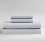 Calvin Klein 4 Piece Queen Sheet Set Naturals Solid Dawn Blue. Fixed Price $69.99.