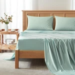 Comfort Spaces Coolmax Moisture Wicking Sheet Set Soft, Fade Resistant, All Elas. Fixed Price $42.99.
