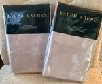 Ralph Lauren 100% Linen Ile Saint-louis Marche Pair Of Standard Shams Lavender. Fixed Price $175.00.