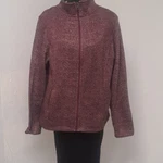 Northcrest Women's Burgundy Full Zip Knit Sweater Mock Neck Long Sleeve Size. Fixed Price $15.00.