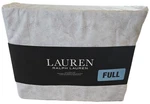 New Ralph Lauren Full Size Gray White Grey Floral 4 Pc. Sheet Set 100% Cotton. Fixed Price $75.99.