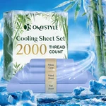 4-PIECE Premium Bamboo Blend Bed Set Deep Pocket Breathable Soft. Fixed Price $28.99.