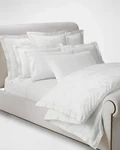 Ralph Lauren Home Bethany Jacquard Duvet Cover Full Queen White Org. Cotton Nwt. Fixed Price $99.99.