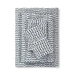 Sabrina Soto Herringbone Navy Twin Sheet Set Cotton New. Fixed Price $33.00.