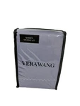Vera Wang S/2 Simple Scallop Queen Pillowcases Satin Weave Purple Cotton. Fixed Price $39.00.