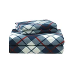 Featherhead 100% Cotton 4PCS Flannel Sheet Set, Queen Size, Tartan Plaid D.... Fixed Price $64.59.