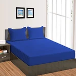 1000 1200 Tc Organic Cotton Royal Blue Bed Sheets Stripes Extra Deep Pocket. Fixed Price $65.36.