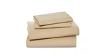 Sky 500TC Percale 100% Cotton Sheet Set Tan Twin/full New. Fixed Price $79.99.
