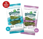 Gimme Seaweed - Salt & Teriyaki Organic Roasted Sheets (24 Count). Fixed Price $29.99.