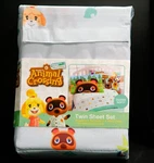 Animal Crossing Horizons - 3 Piece Twin Sheet Set W/ Pillow Cases New!. Fixed Price $19.99.