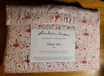 London Kaye Valentine's Day Full 4PC Sheet Set Red Mushrooms, Hearts & Floral. Fixed Price $19.97.