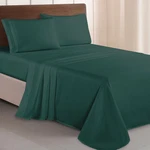 Elegant Comfort Full Hunter Green Bed Linen Set Soft Durable Microfiber. Fixed Price $25.29.