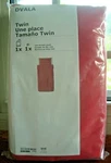 Ikea Bright Red Twin Size Duvet Cover W/ Pillowcase Dvala For Bed. Fixed Price $29.50.