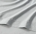 Full Threshold 250 Thread Ct Organic Cotton Percale 4-PC Sheet Set Blue Chambray. Fixed Price $29.99.