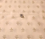 An Original Penquin Munsingwear Twin Flat Sheet 100% Cotton Penguin Design Nwot. Fixed Price $13.00.