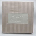 Reflection Home Twin Beige Striped 100% Cotton 3PC Sheet Set. Fixed Price $33.56.