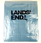 Lands End Twin Size Flannel Sheet Set 100% Cotton 5OZ Deep Aegean Blue - New!. Fixed Price $39.95.