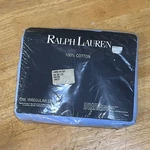Ralph Lauren Twin Extra Deep Fitted Sheet Horizon Blue 100% Cotton Vtg 1SBL527. Fixed Price $26.99.