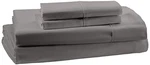 Amazon Aware 100% Organic Cotton 300 Thread Count Sheet Set Full Dark Gray. Fixed Price $39.11.
