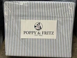 Poppy & Fritz Printed Cotton Percale 4-PC. Sheet Set, Full Bedding New. Fixed Price $38.00.