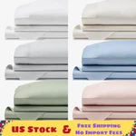 The Company Store Classic Smooth Sateen Solid Bed Sheet Set. Fixed Price $71.40.