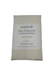 Nestwell Silky & Smooth Cotton Sateen 400 Tc Twin Flat Sheet Egret. Fixed Price $19.49.