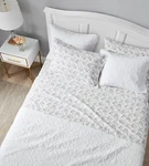 Laura Ashley - King Sheet Set, Cotton Flannel Bedding, Brushed For Extra Soft.... Fixed Price $67.17.