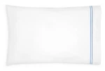 Sferra Grande Percale King Pillowcases White/ocean Blue. Fixed Price $79.00.
