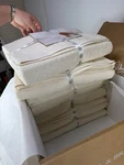 Boll & Branch 6-PIECE Organic Cotton Bath Sheet Towel Set Cream New In Box Nib. Fixed Price $200.00.