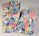 Vtg West Point Stevens Floral 4 Piece Queen Sheet Set Hydrangea Percale Rare Htf. Fixed Price $76.50.