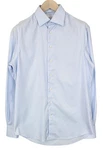 Suitsupply Men's Formal Shirt 38/15 Light Blue Cotton Slim Fit Melange Design *. Fixed Price $40.01.