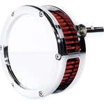 Feuling Ba Slim Air Cleaner Kit Chrome Red Filter For Twin Cam 5447-S. Fixed Price $679.95.