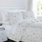 Southshore Fine Living, Inc. Oversized Full / Queen, Sweet Florals Grey. Fixed Price $83.99.